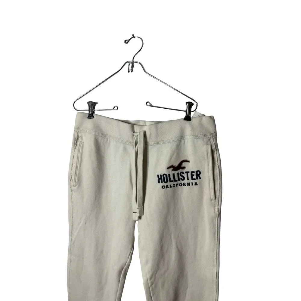 Vintage Y2K Hollister  California White Straight Leg Sweatpants Size‎ M